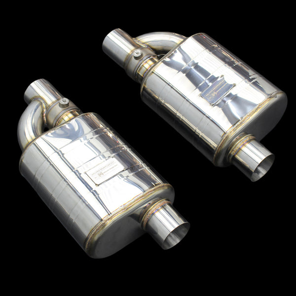 Two Universal Valved Mufflers