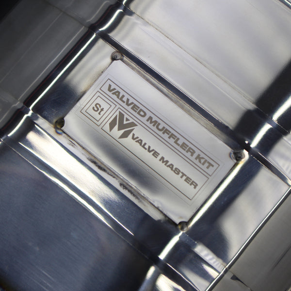 Two Universal Valved Mufflers